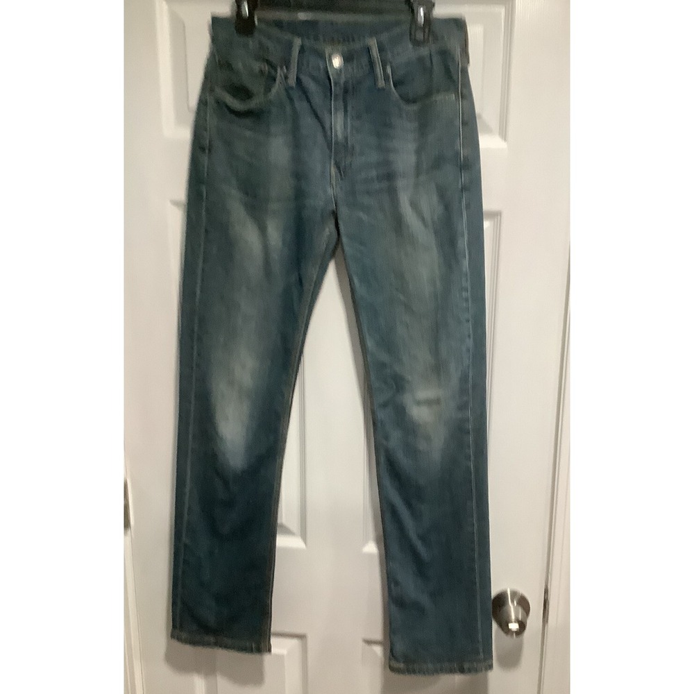 LEVI'S 514 Slim Straight Med Wash Blue Jeans Mens 30x32‎